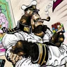 Forever the orangutan from Stardust Crusaders